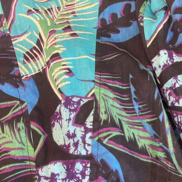 NWT Vintage Adini Lined Skirt Cotton Anquilla Print India Size XS NWT - Picture 4 of 6